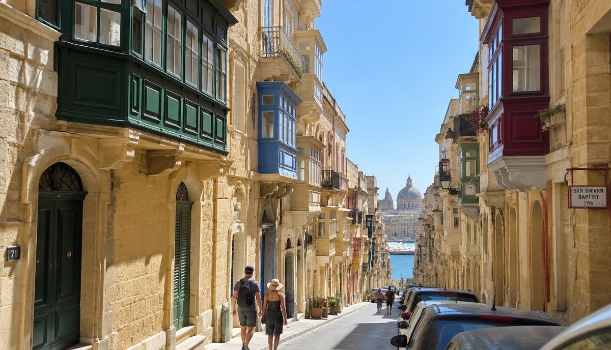 Landmark in Malta — planning a student visa from Thailand