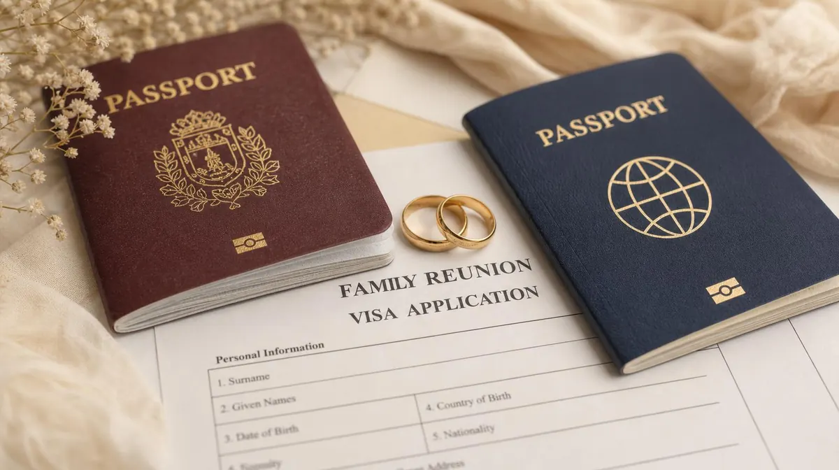 ที่ปรึกษาวีซ่าติดตามครอบครัวและสัญชาติหลังสมรส — 2 passports ต่างสัญชาติกับใบสมัคร Family Reunion Visa และแหวนทอง