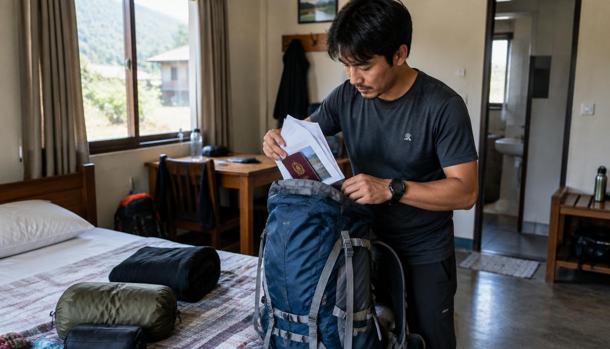 Landmark in Nepal — planning a student visa from Thailand
