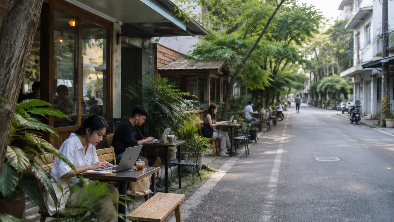 ซอยในย่านอารีย์ เขตพญาไท
