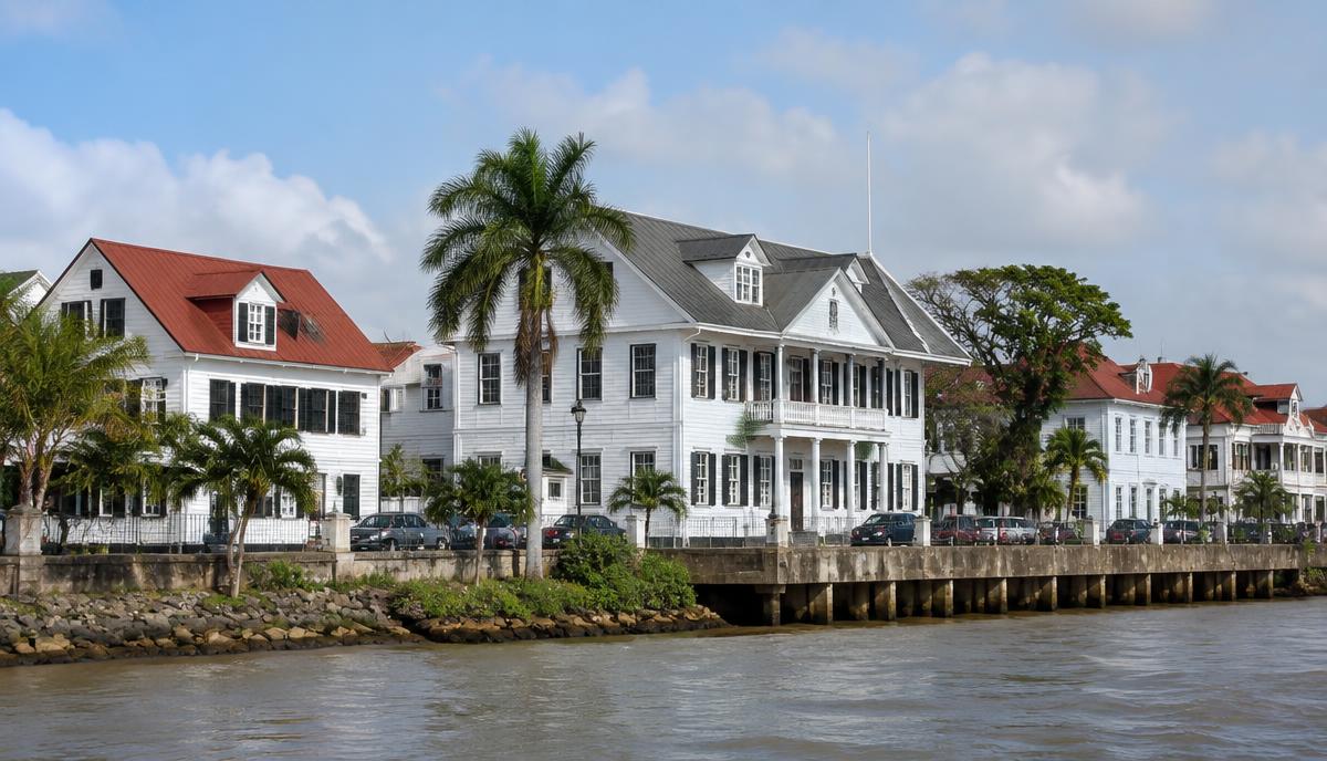 Landmark in Suriname — planning a business visa from Thailand